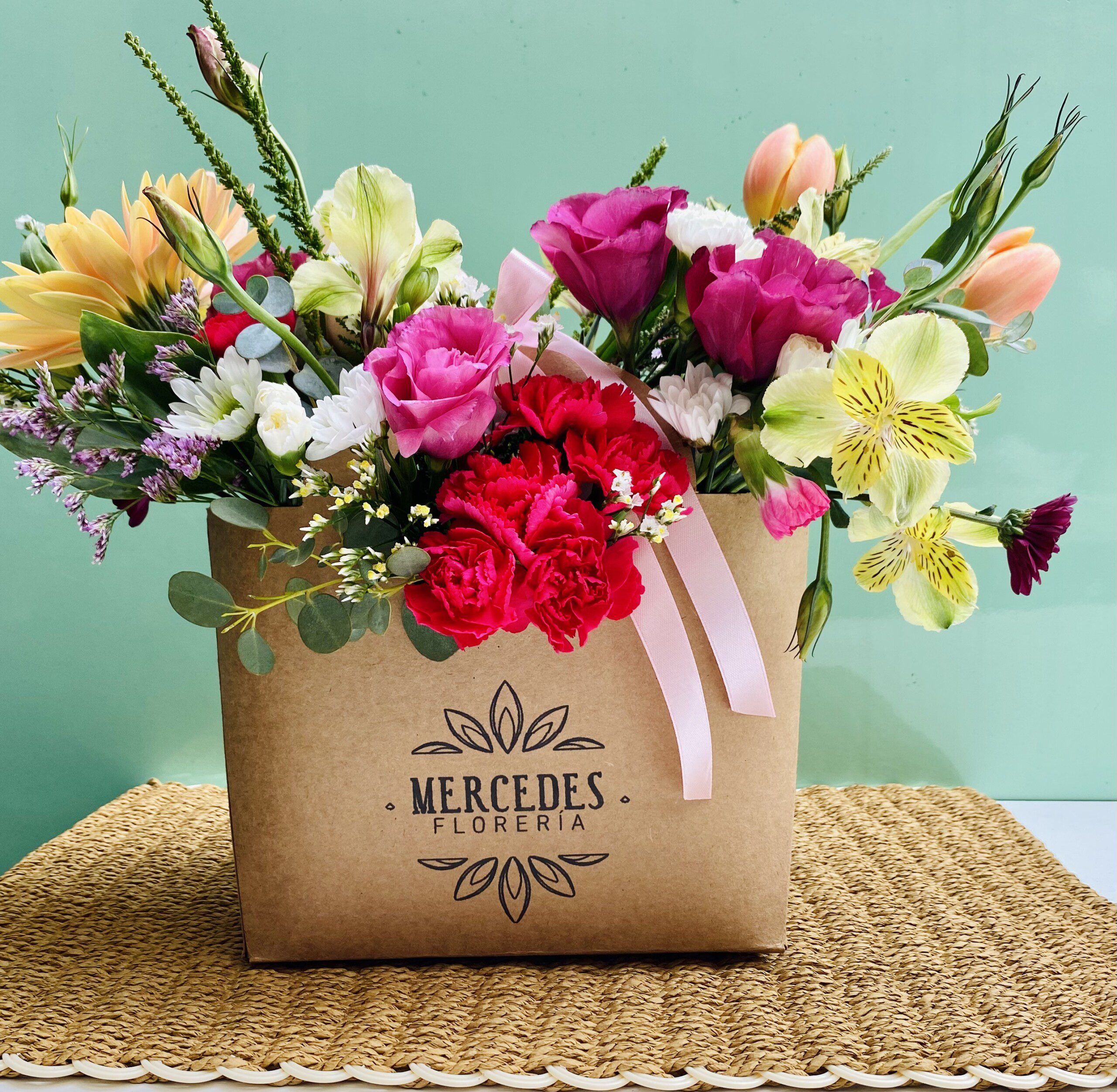 Bolso de flores